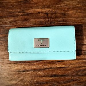 Tahari Mint Colored Wallet